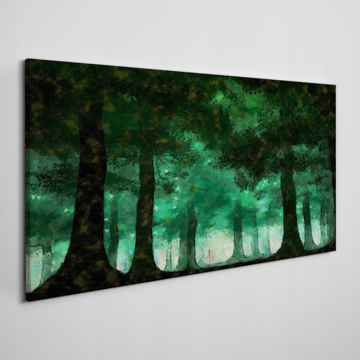 

Obraz na płótnie Malarstwo las drzewa 140x70 cm