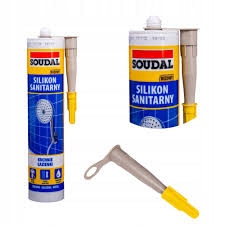 Silikon sanitarny SOUDAL 280ml. BEŻOWY