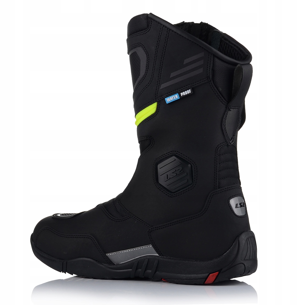 BUTY MOTOCYKLOWE LS2 GOBY WODOODPORNE TURYSTYCZNE SKÓRZANE MĘSKIE DŁUGIE Rozmiar 44