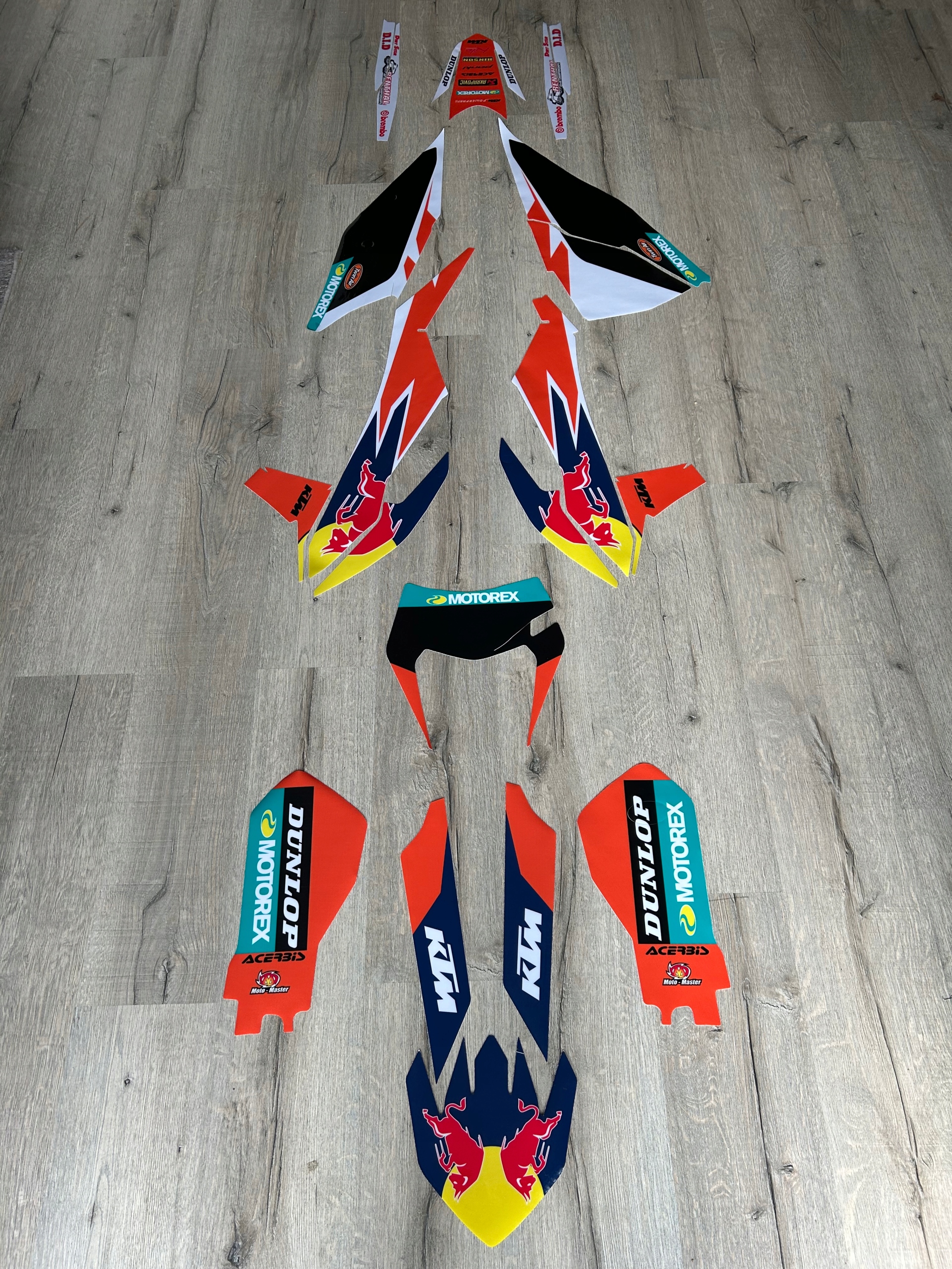 Ktm Exc Exc-f 20-23 dýha Cairoli Black z Talianska Cubamoto