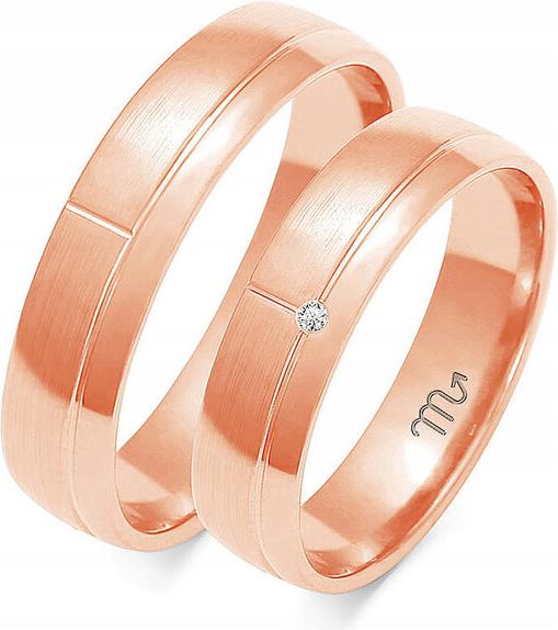 Zlatý snubní prsten svatba jemný 14K 585 r 23 24 25 dámský, originální