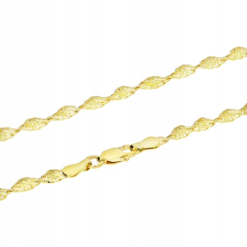 Zlatý řetízek 585 Singapur elegantní pro každodenní nošení k přívěsku R55 5.49g