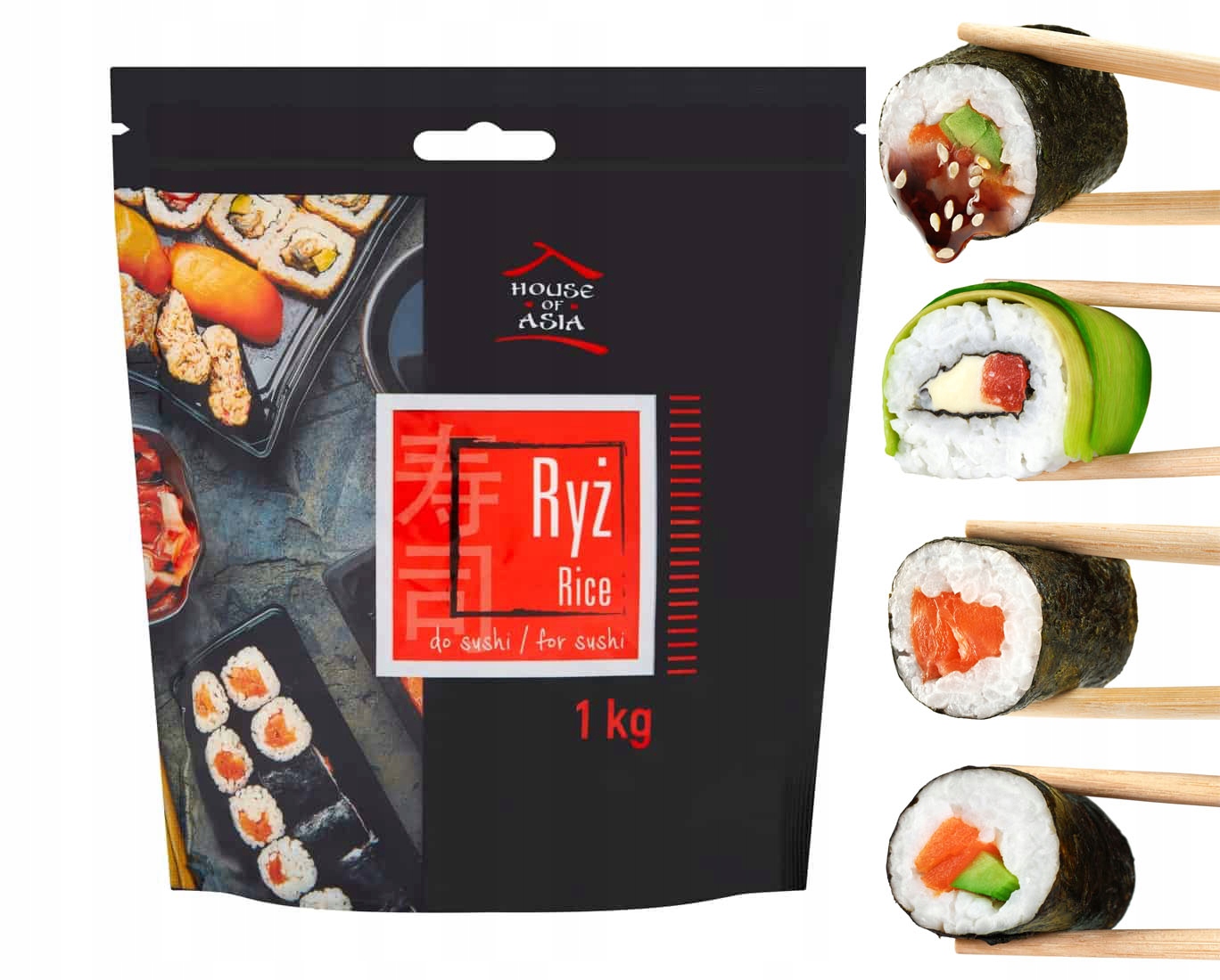 

Ryż do sushi 1 kg.-House of Asia