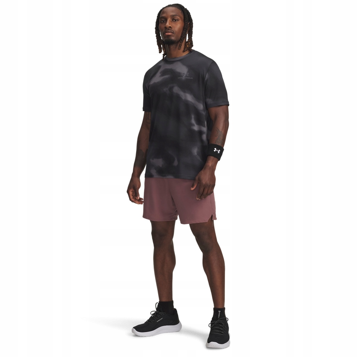 Męskie spodenki treningowe Under Armour Vanish Woven 6in Shorts różowe S