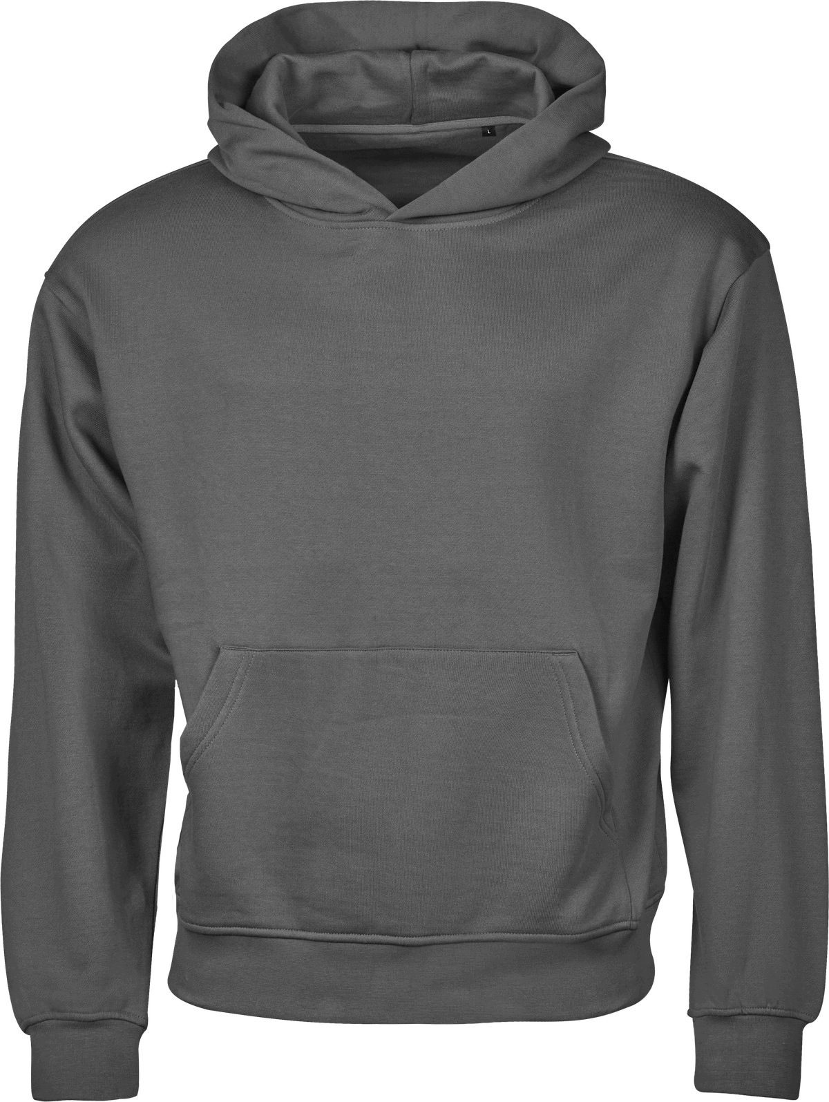 Pánská Mikina přes hlavu s kapucí Heavy Loose Tee Pudrově šedá vel. S