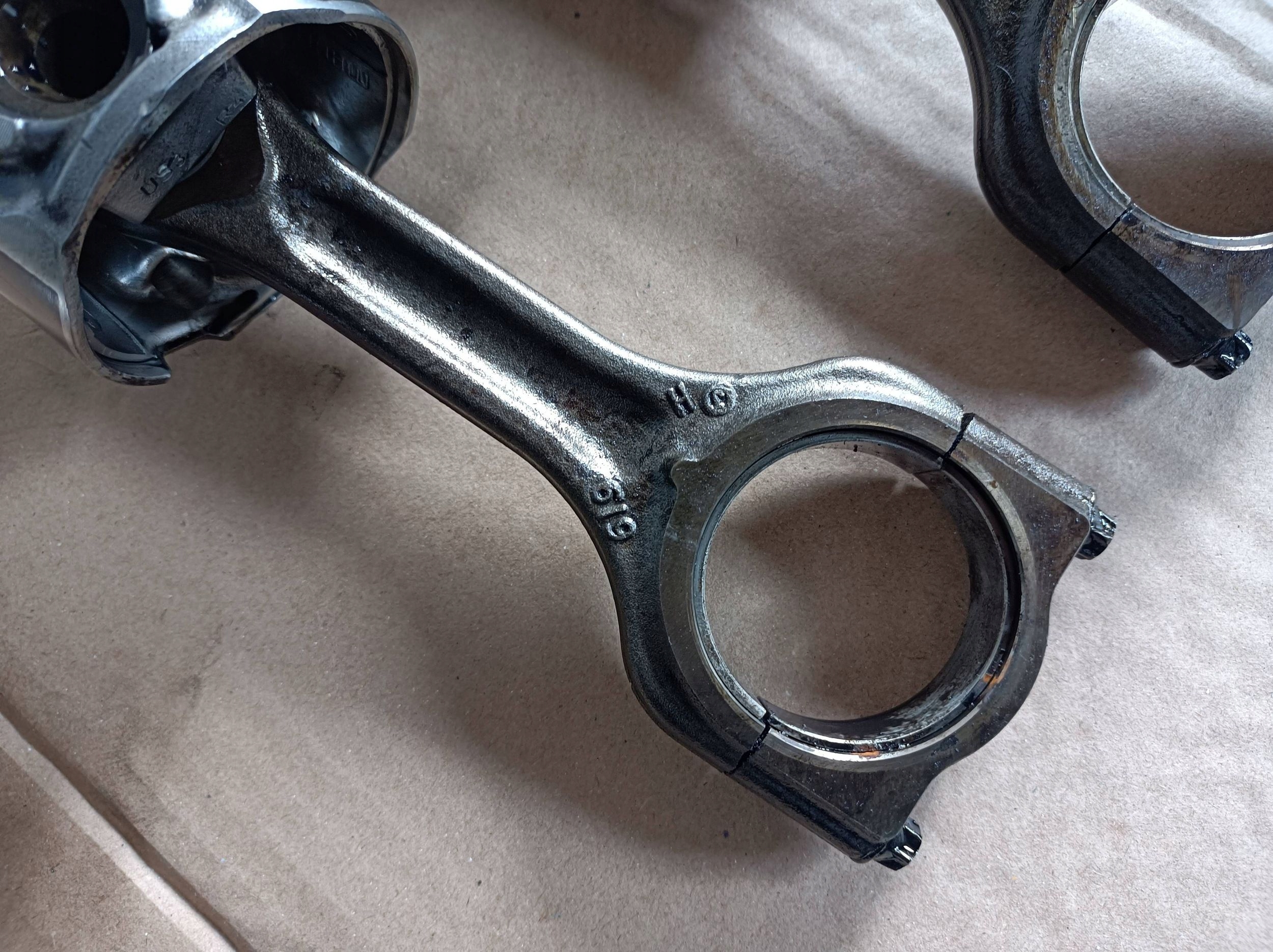 Piston avec bielle PSA 1.6 HDI 75L93