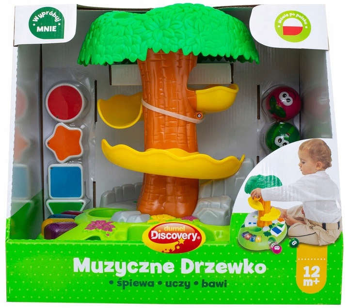 

Dumel Muzyczne Drzewko Zjeżdżalnia Sorter Mówi Pl
