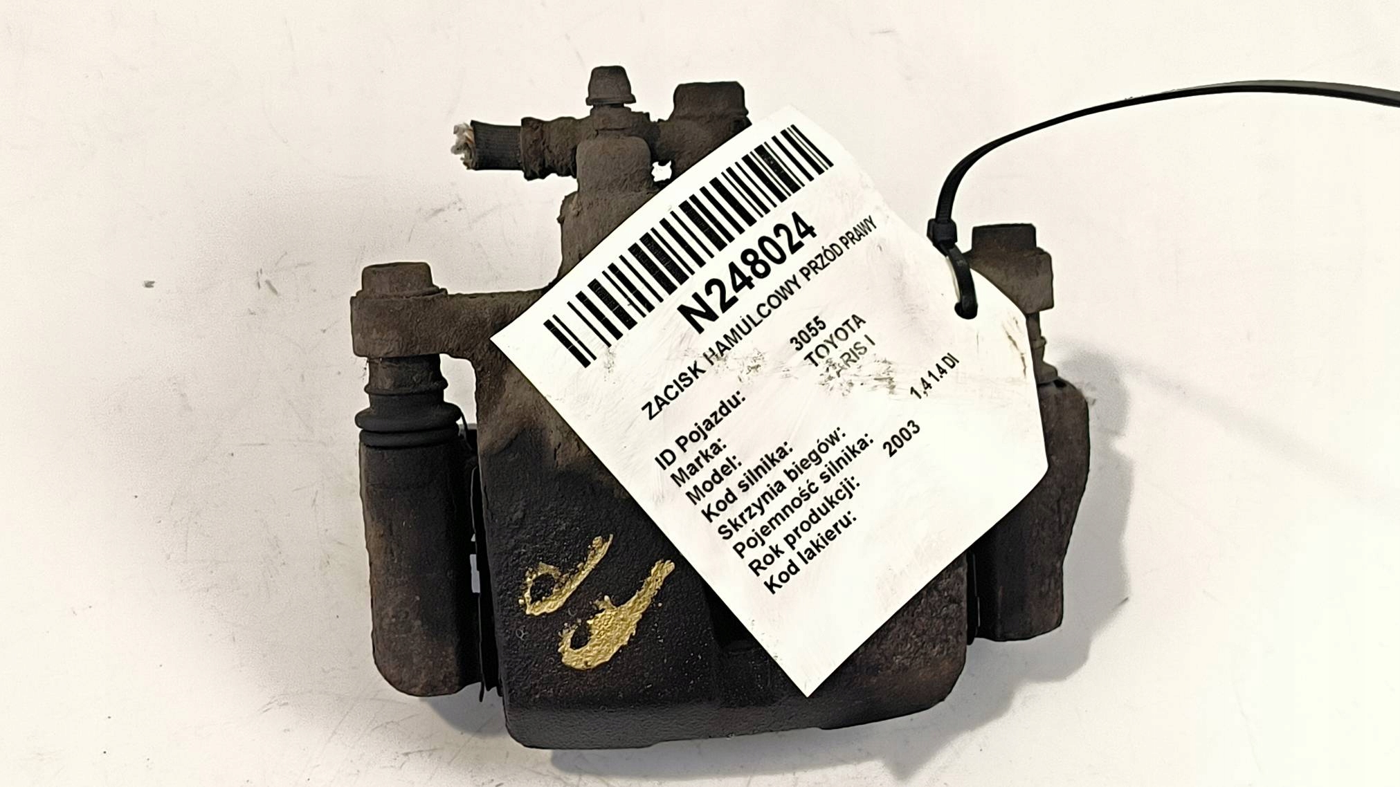 caliper brake front right TOYOTA YARIS and
