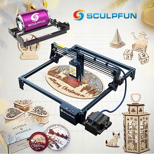 

Grawer laserowy Sculpfun S30 Pro Max z Rolka+pump