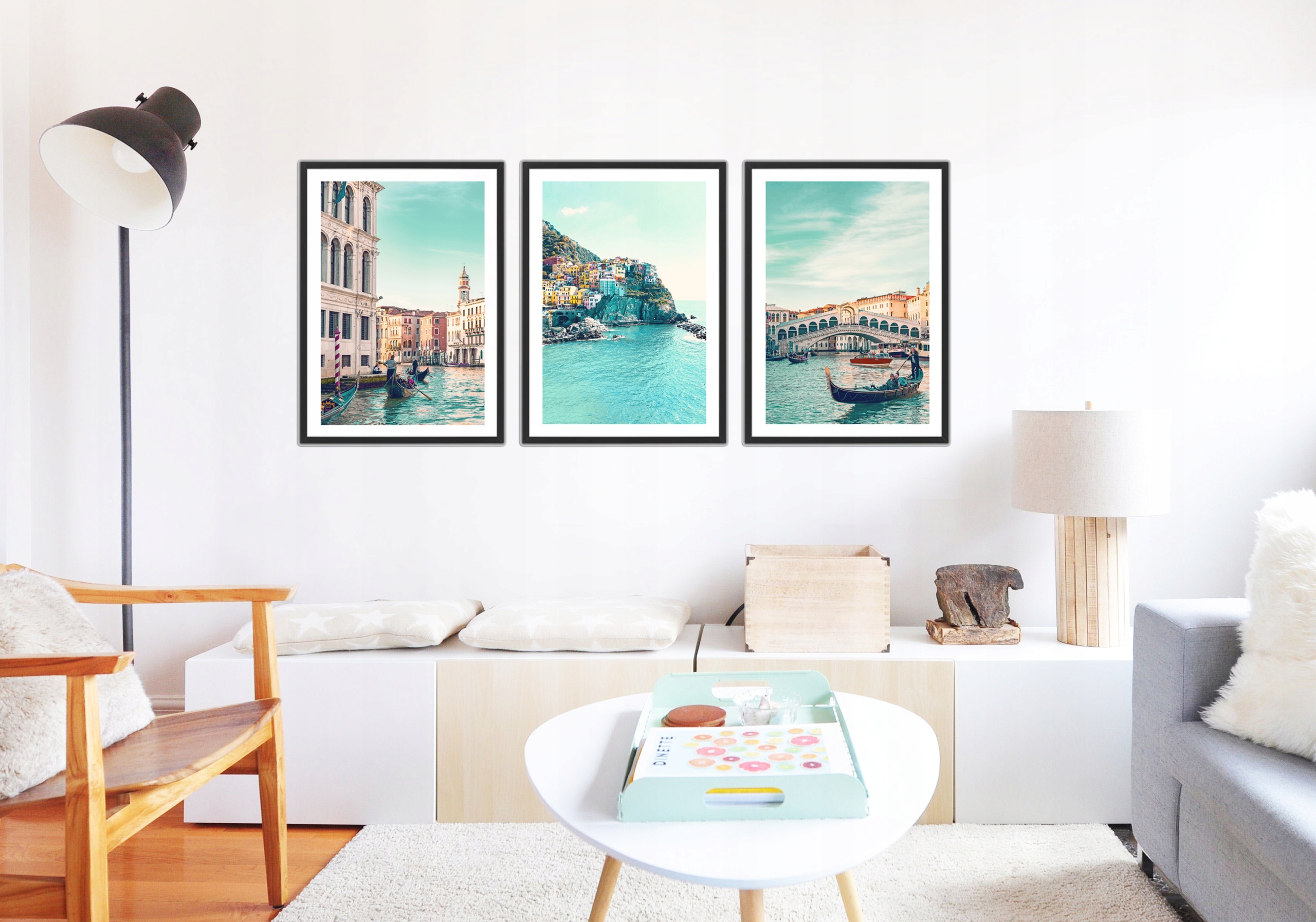 Plakaty grafiki włoskie Morze turkus Wenecja XL Marka inna