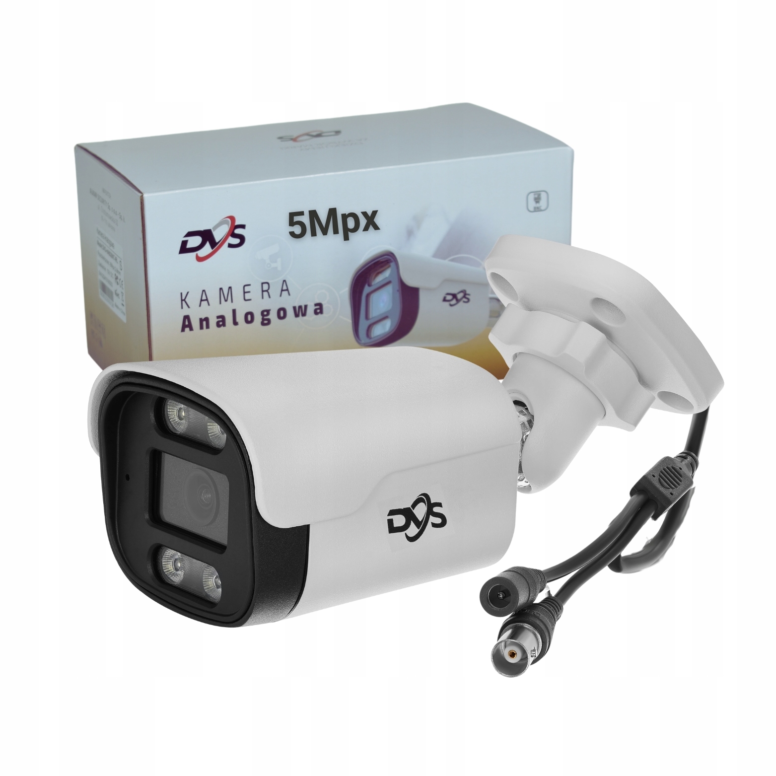 Venkovní Analogová Kamera Bílá 5Mpx Tubusová Kamera Ultra Hd Analog Tuba