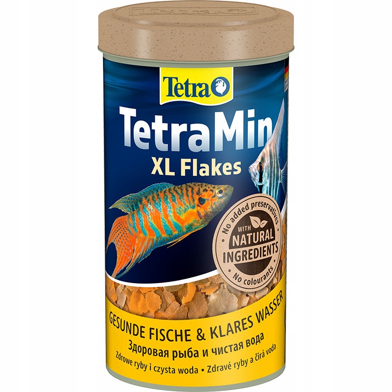 Levně Tetra TetraMin XL Flakes 1 L, krmivo ve vločkách pro velké ryby (T204393)