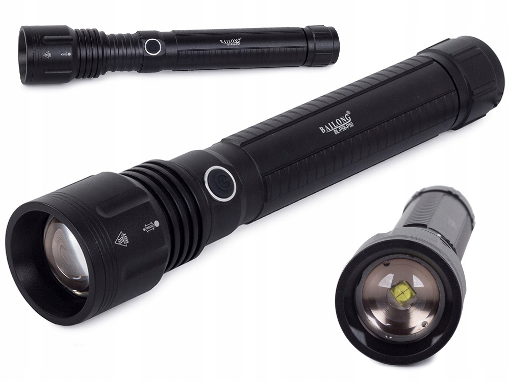 

Latarka Bailong Taktyczna Policyjna Led XHP50 Zoom