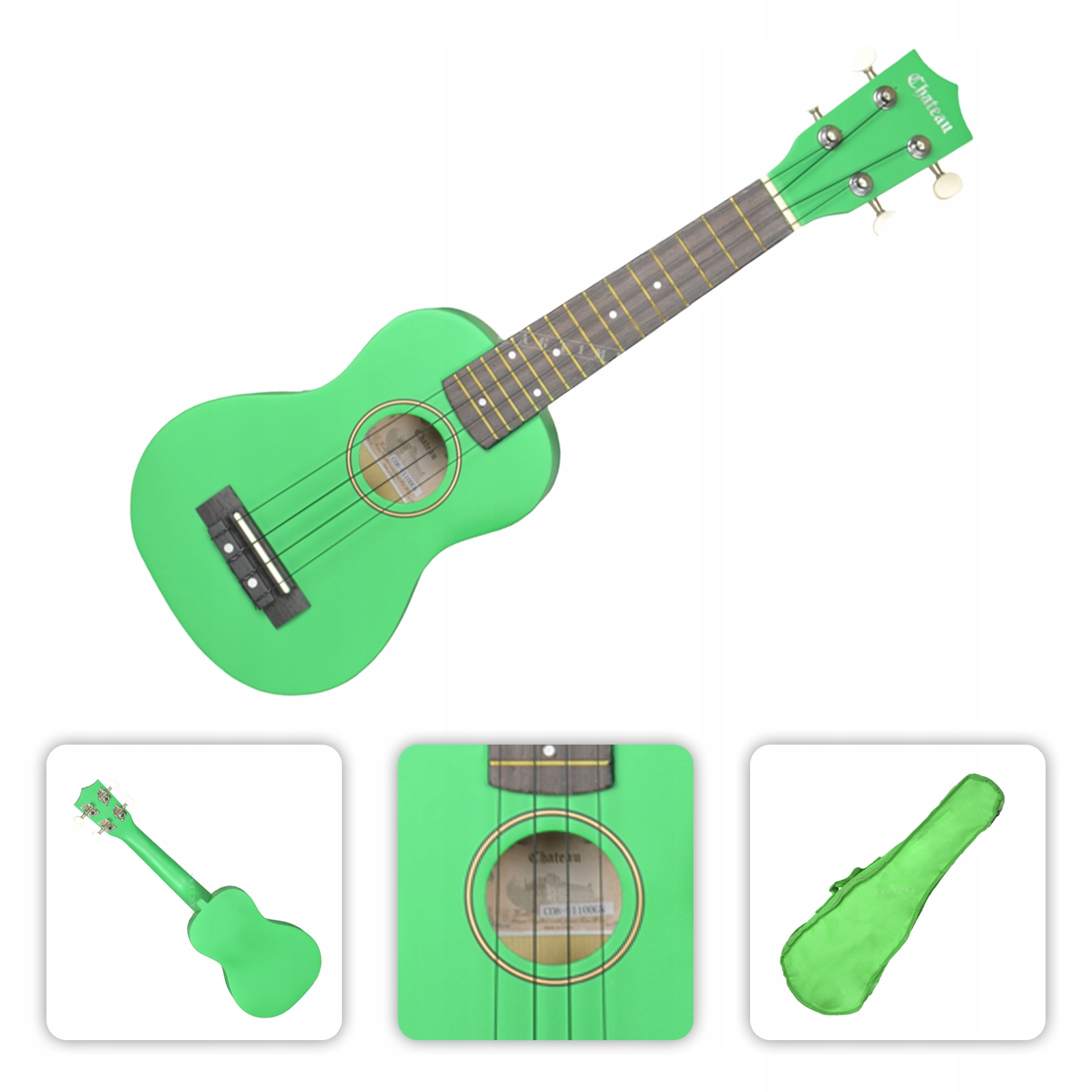 

Ukulele sopranowe Chateau zielone+ pokrowiec