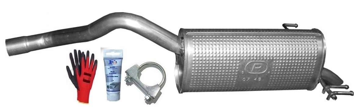 Opel Combo 1.3 Td 55-59-66-70kW (od Roku 2012) Tlumič Tlumič Výfuku bonus