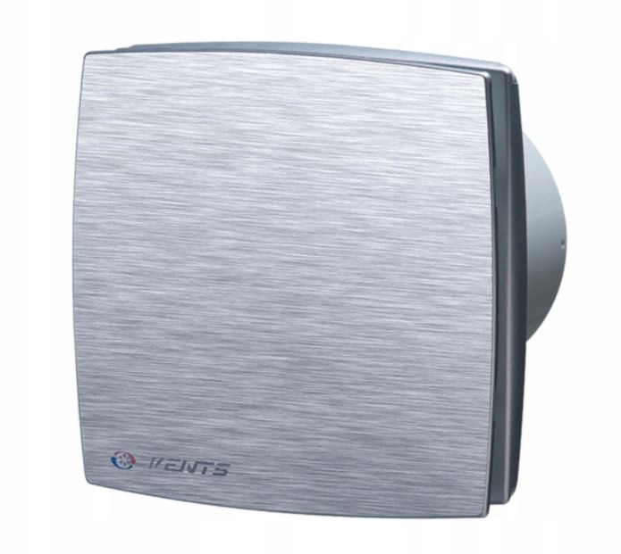 Ventilátor fi 100 mm Wch Timer Higrostat hliník sivý strieborný