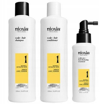 Nioxin Systém 1 Sada jemné, mírně řídnoucí přírodní vlasy