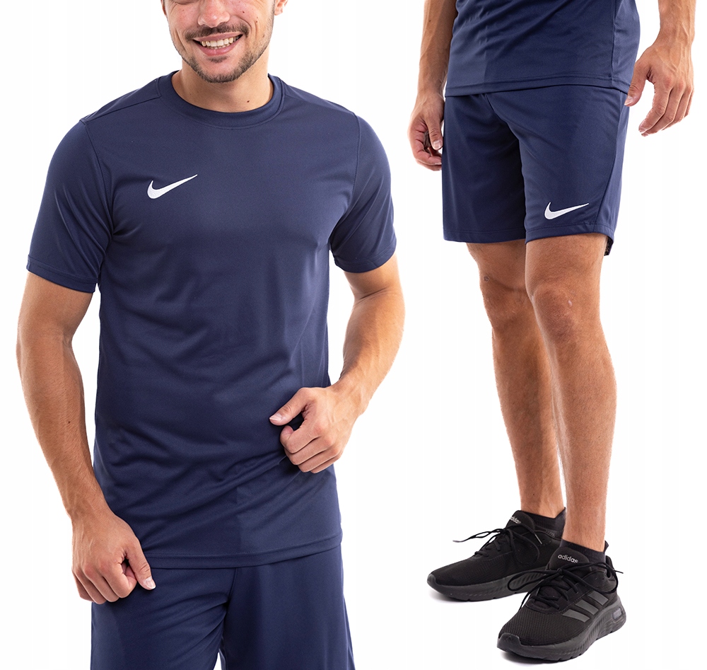 Sportovní oblečení Nike Dry Park Pánský komplet Pohodlné tričko Kraťasy vel. S