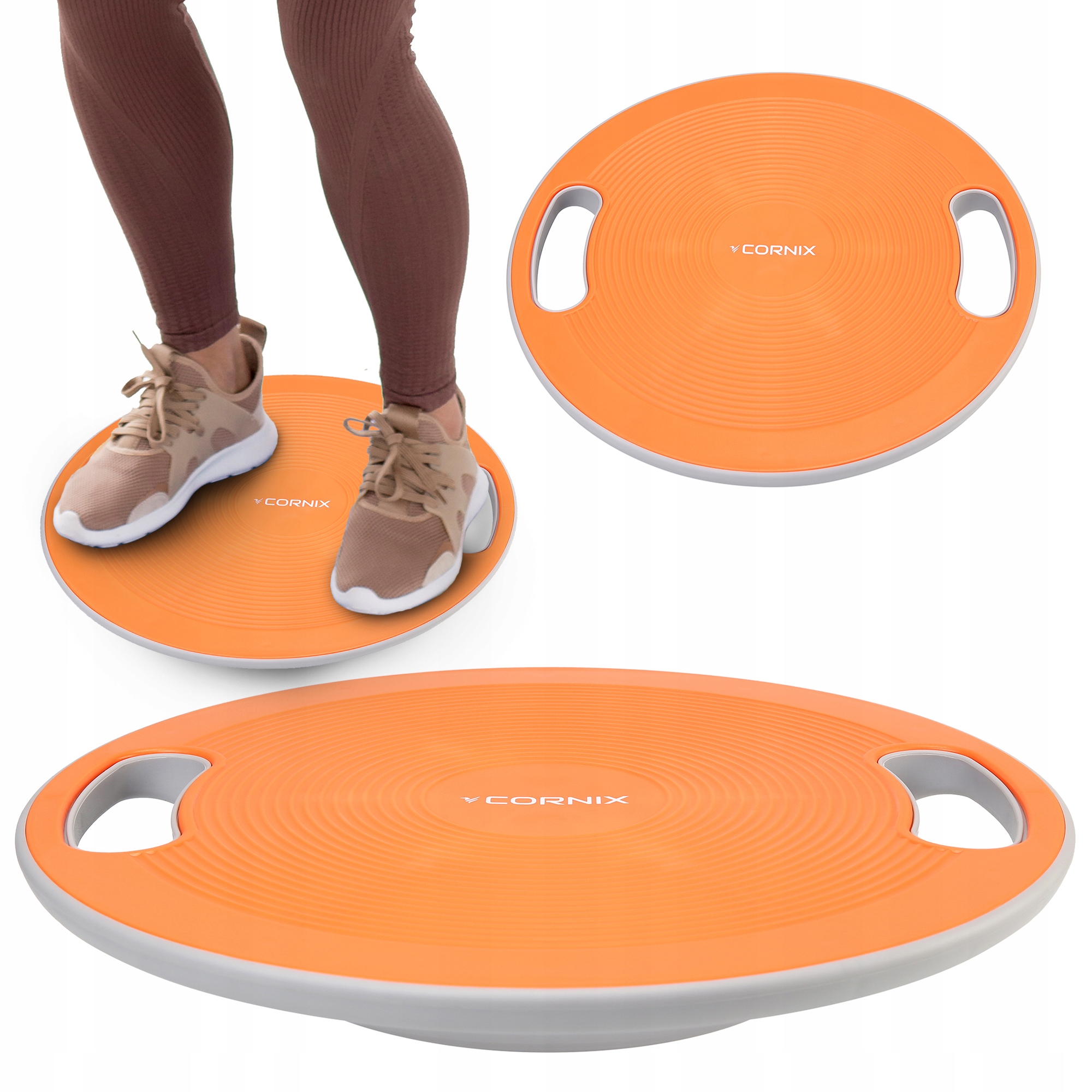 DYSK BALANSOWY CORNIX DO REHABILITACJI KRĘGOSŁUPA + ĆWICZENIA NA PLECY 40CM