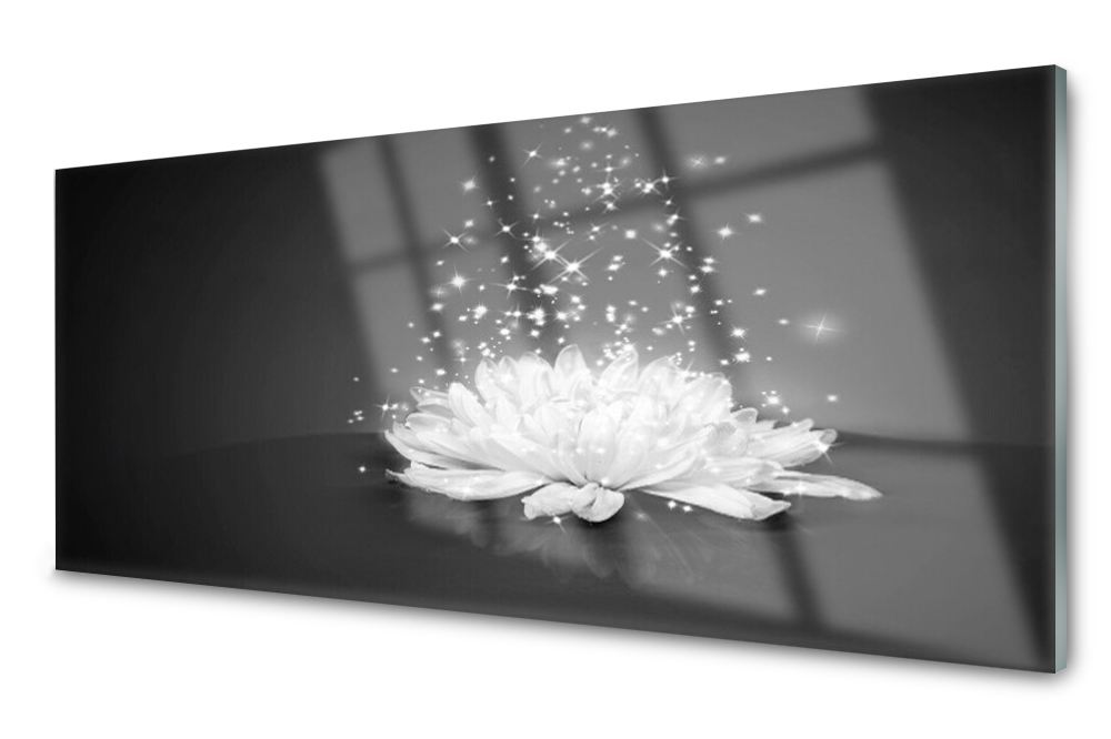 

Panel szklany do kuchni Kwiat Roślina 125x50