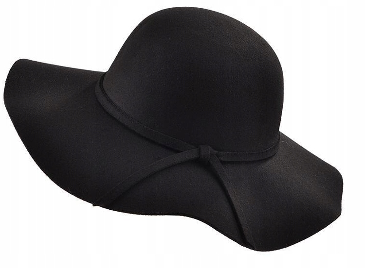 

Kapelusz Czarny Klasyka Zima Jesienny