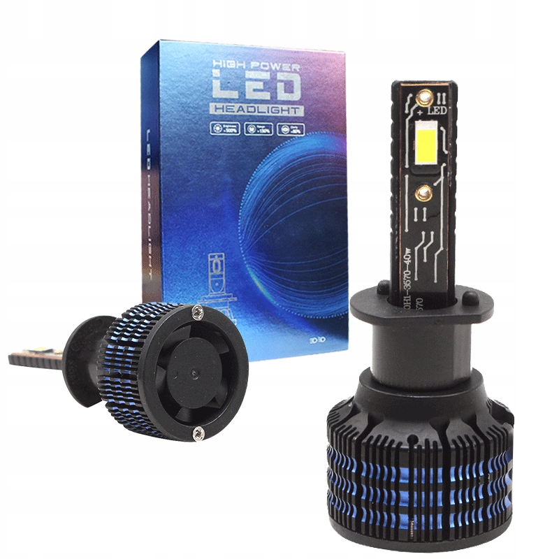 

Żarówki Led H1 Csp iRacing +500% 100W 20000LM E11