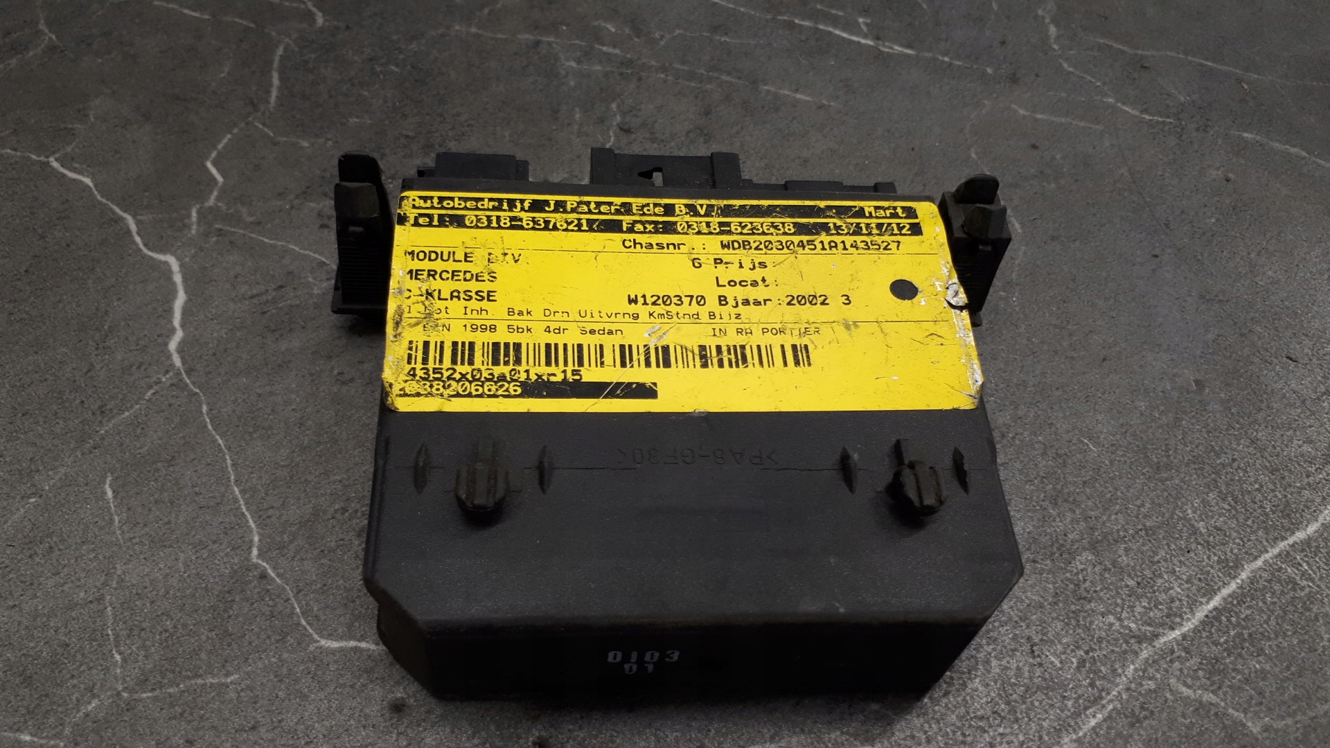 2038206626 moduł drzwi mercedes w203 Producent części Mercedes