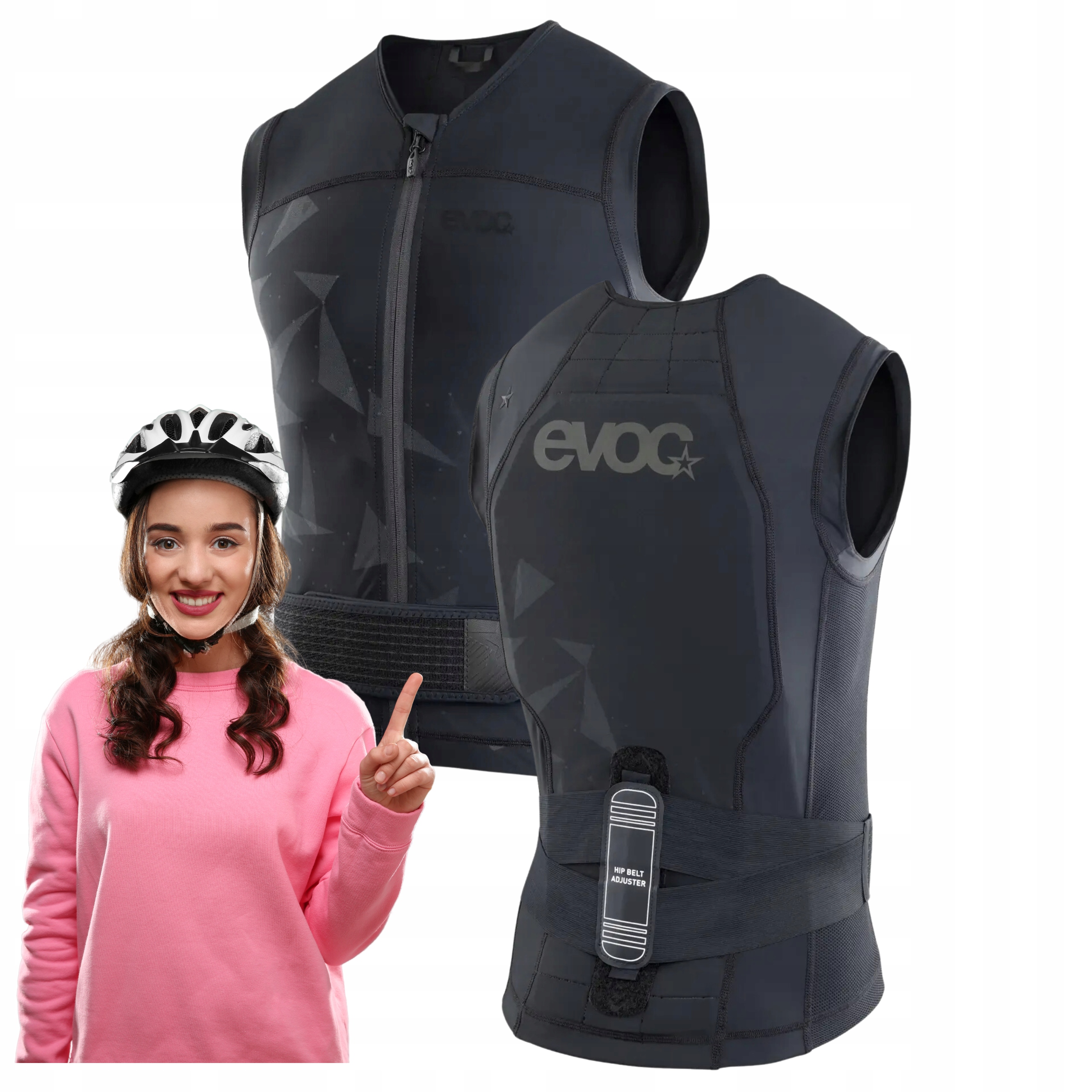 Pánská ochranná vesta na kolo Evoc Protector Vest Pro černá M