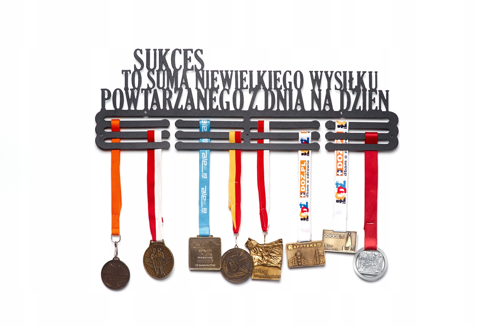Sukces To Suma #2 Czarny Wieszak na medale 60cm