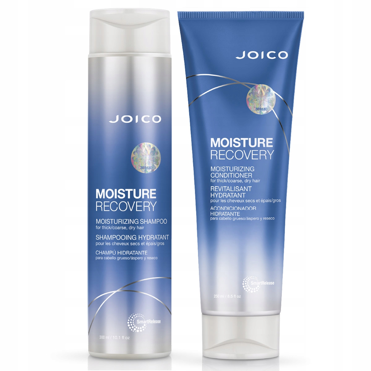 Joico Moisture Recovery šampon a vyhlazující kondicionér pro silné vlasy