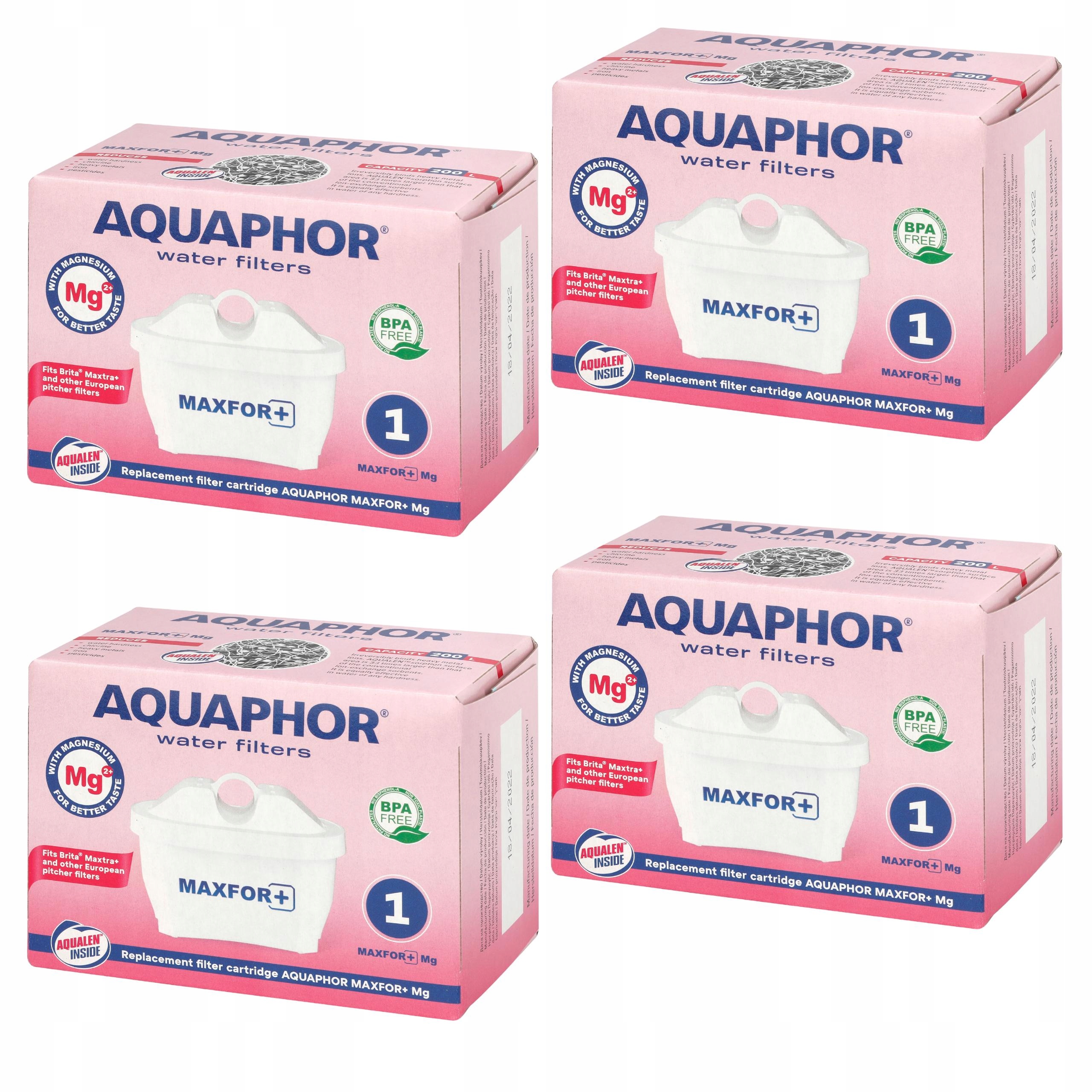 

Filtr wkład do dzbanka aquaphor maxfor+ magnez x4