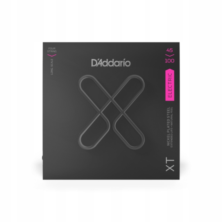 Struny D'addario XTB45100 do gitary basowej 45-100