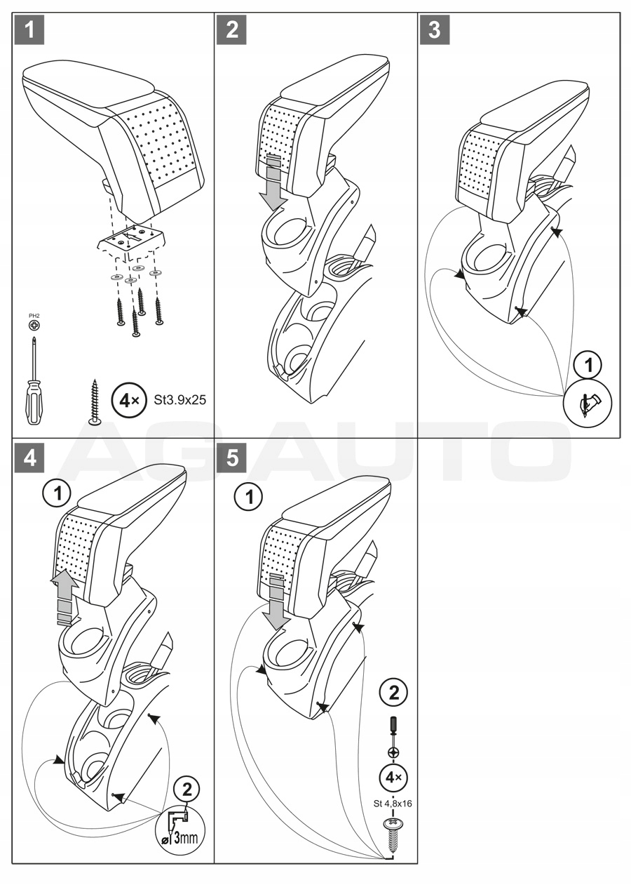 PODLOKIETNIK STANDARD Citroen C3 2002 2010 Part manufacturer Rati