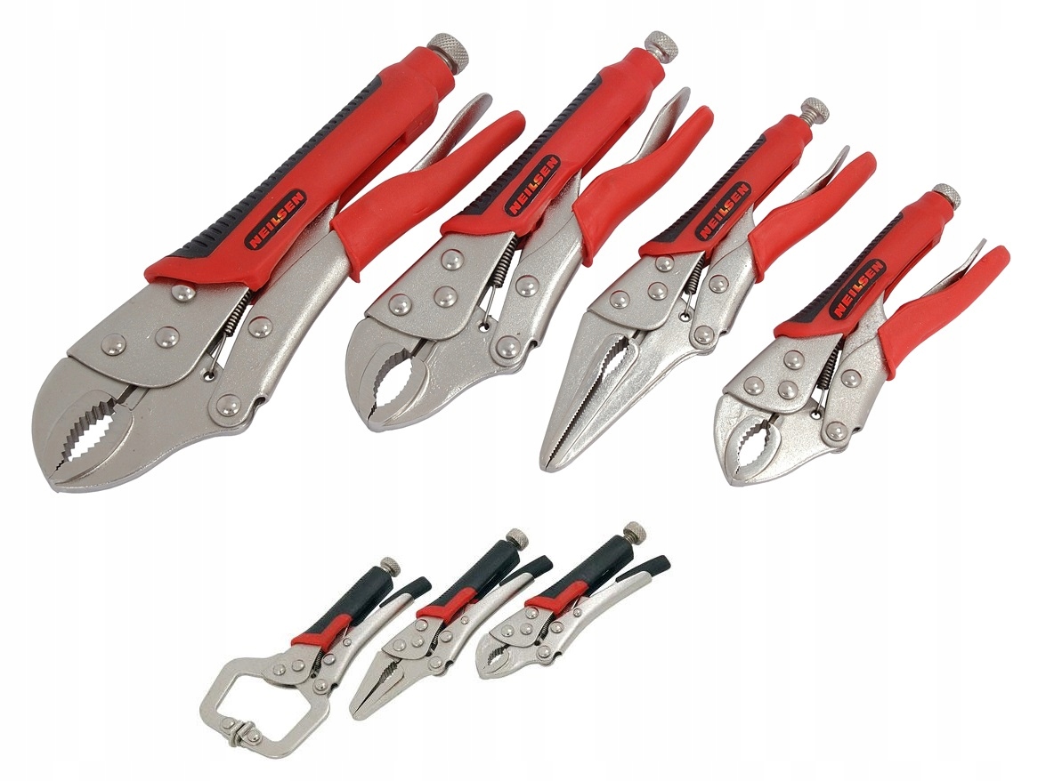 МОРЖ ПЛОСКОГУБЦІ МОРЖ ЗАЖИМ НАБІР 8 МІНІ СТЕНД