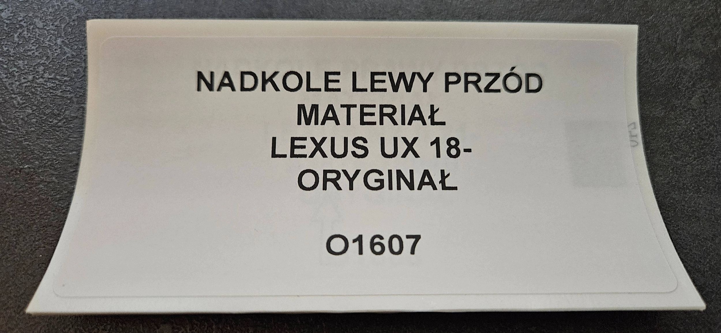 mudguard front left side Lexus UX