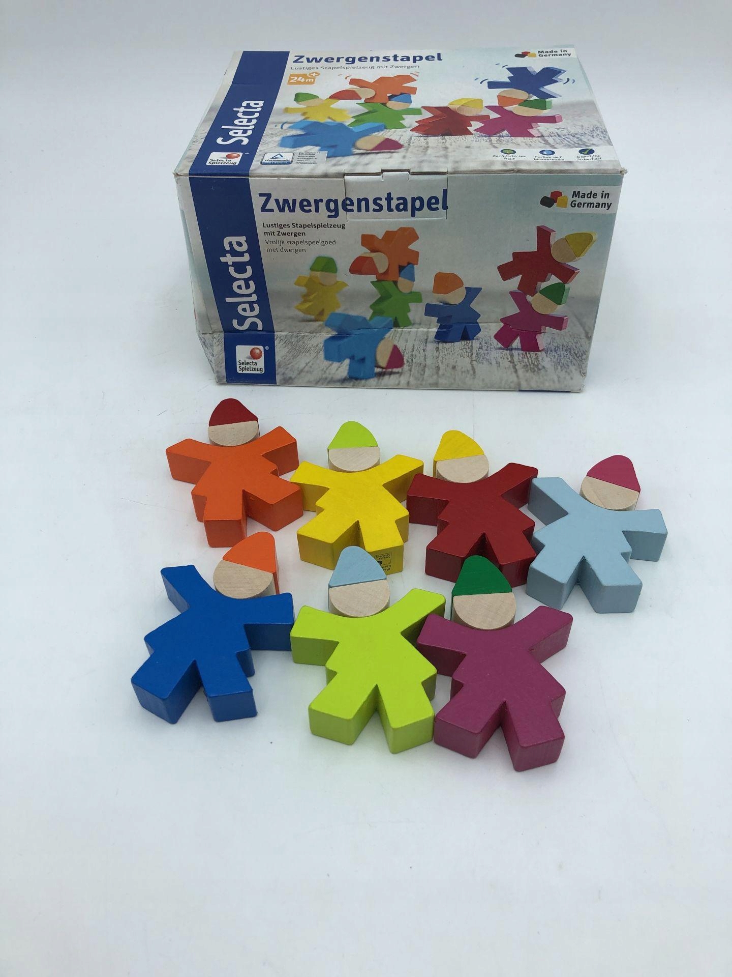 SELECTA 62039 DREWNIANE KLOCKI KRASNOLUDKI Marka Selecta