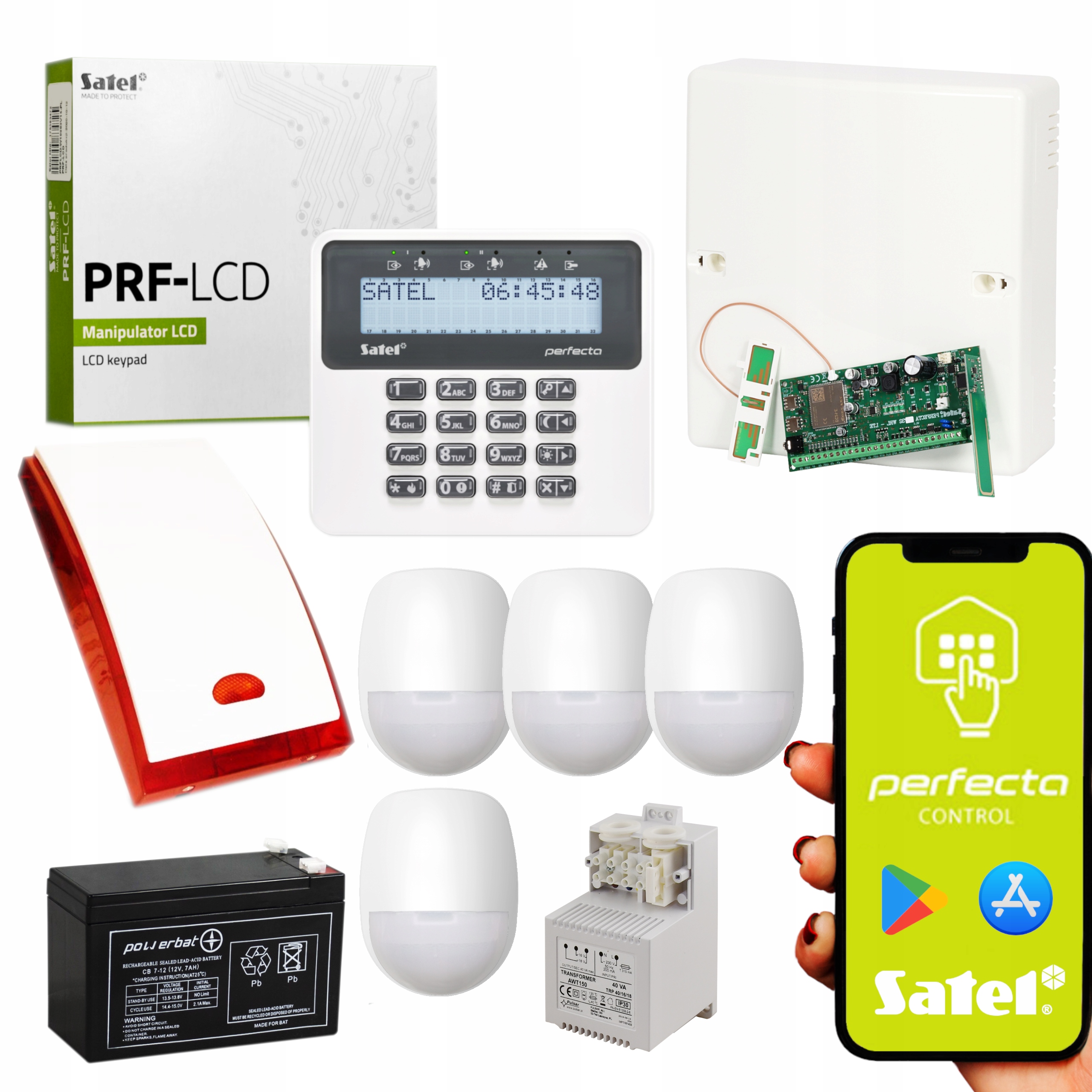 

Alarm Satel Perfecta 4 Czujki Hik Aplikacja Gprs