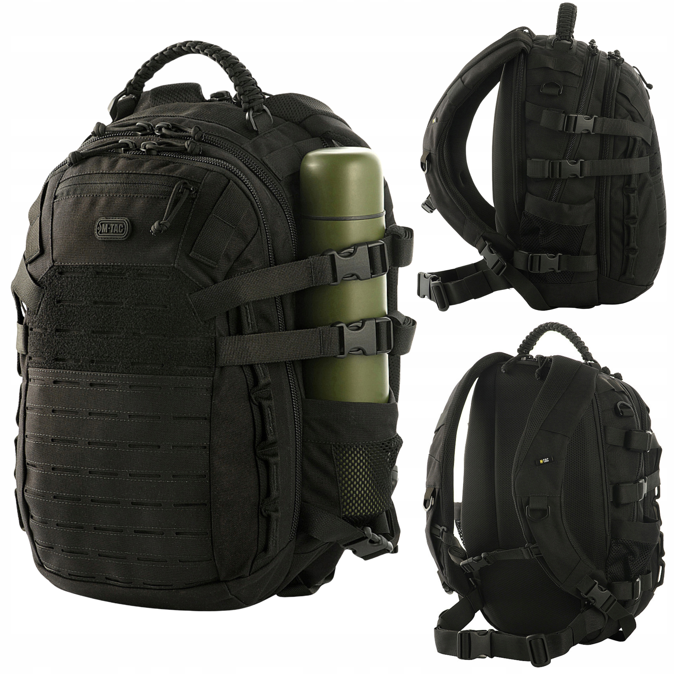 Plecak Taktyczny Wojskowy Militarny 25L M-tac Mission Pack Czarny Black