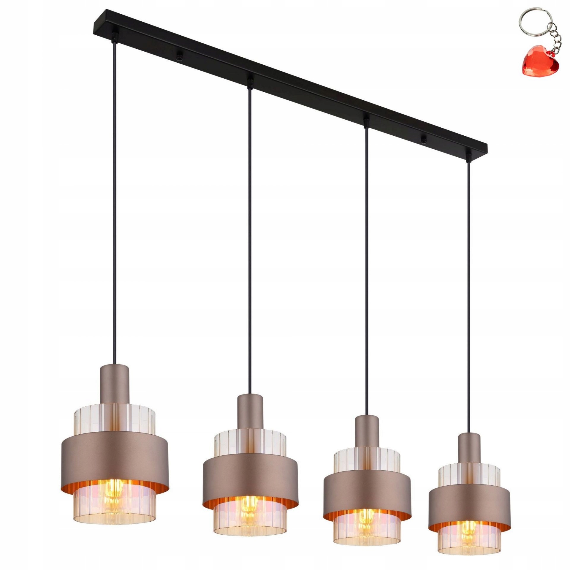 Závesná lampa Milley 15560-4HA Globo