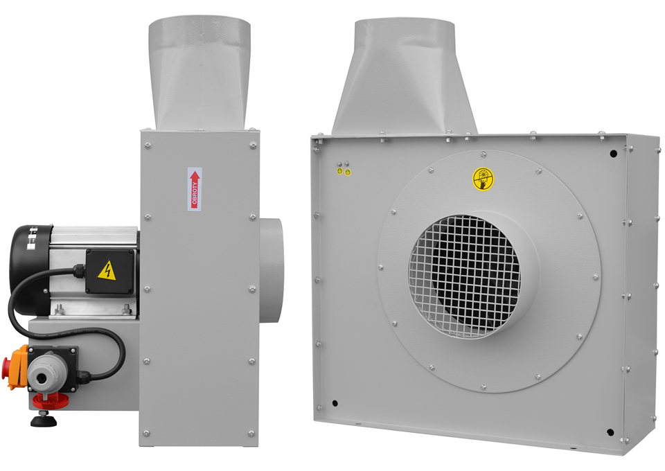 MOCNY WENTYLATOR PODCIŚNIENIOWY ODCIĄG 8000M3/H 5,5kW WZMOCNIONY WIRNIK Kod producenta WENTYLATOR PROMIENIOWY CORMAK FAN5500