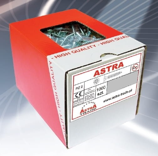 

Wkręty do drewna Astra 3.5x16 ocynk 1000 szt. PZ2