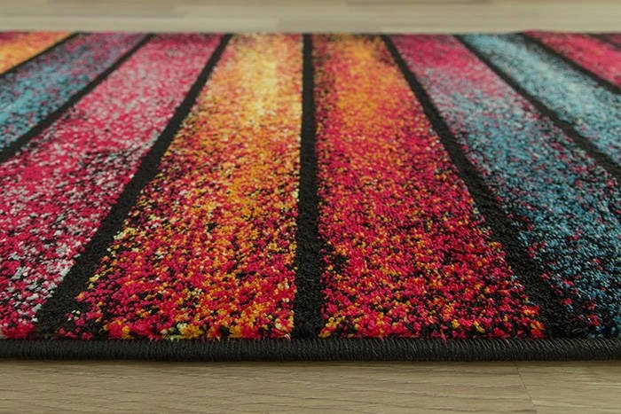 szer. 60 cm KOLOROWY MIĘKKI CHODNIK DESKI PASKI Materiał polipropylen Heat Set Frise