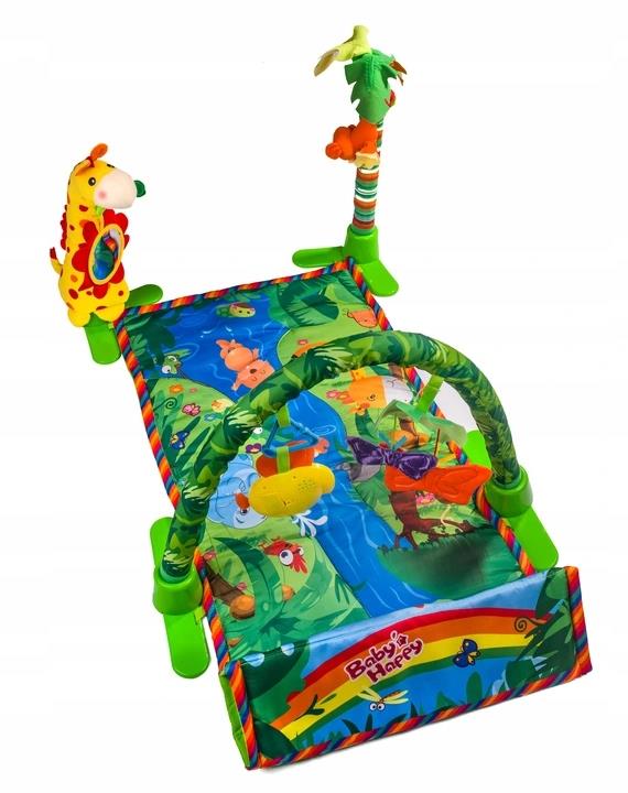 DUŻA MATA EDUKACYJNA INTERAKTYWNA DLA DZIECI PIANKOWA 3W1 MUZYKA ŚWIATŁO Kod producenta MATA EDUKACYJNA