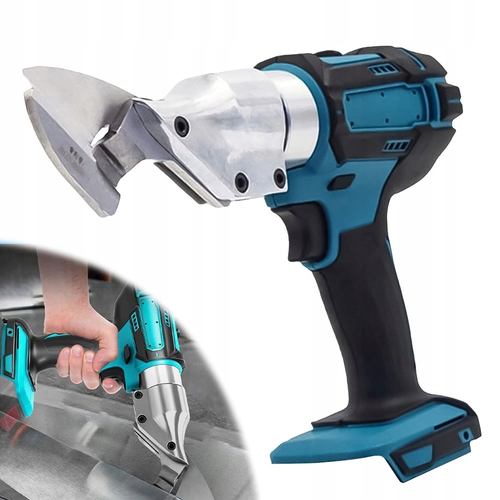 Elektrické Nůžky Na Plech 18V, Řezání Kovu, Otočná Hlava 360°