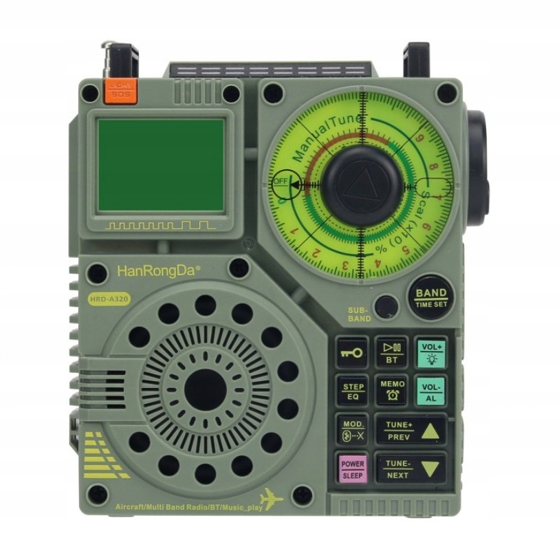 HRD-A320 odbiornik globalny Mw Sw Fm Vhf Air Band