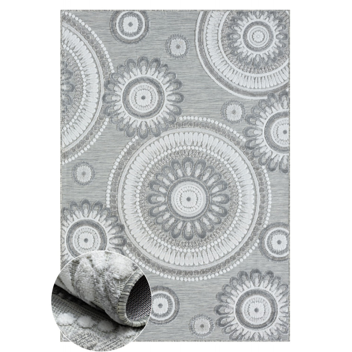 160x230 Kusový koberec Ivy II grau – na von aj na doma