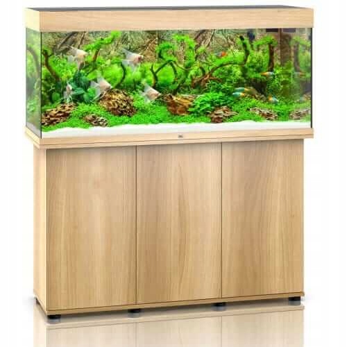 Juwel Rio 240 Led akwarium jasne drewno szafka