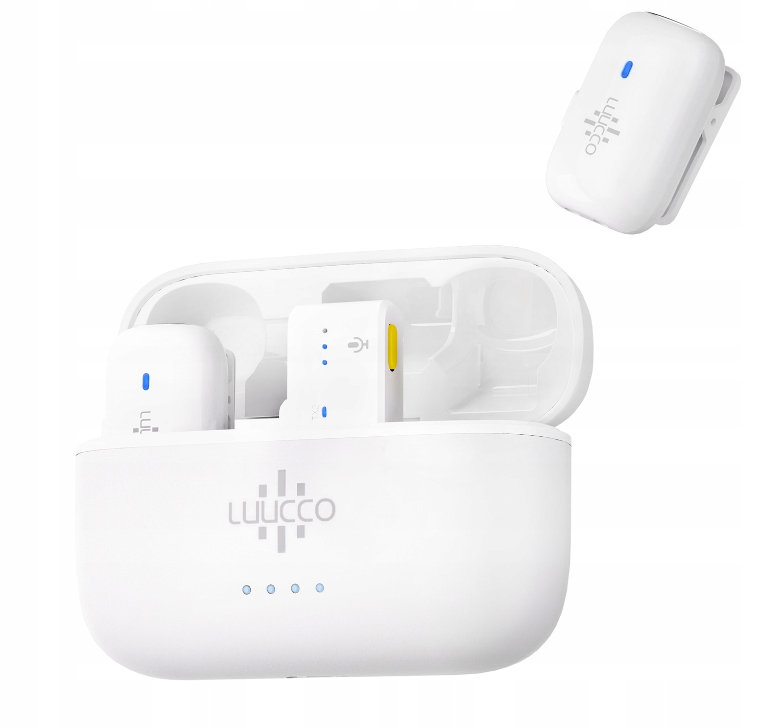 2x Mini bezdrátový kravatový mikrofon 100 m pro telefon Usb Type-c Usb-c