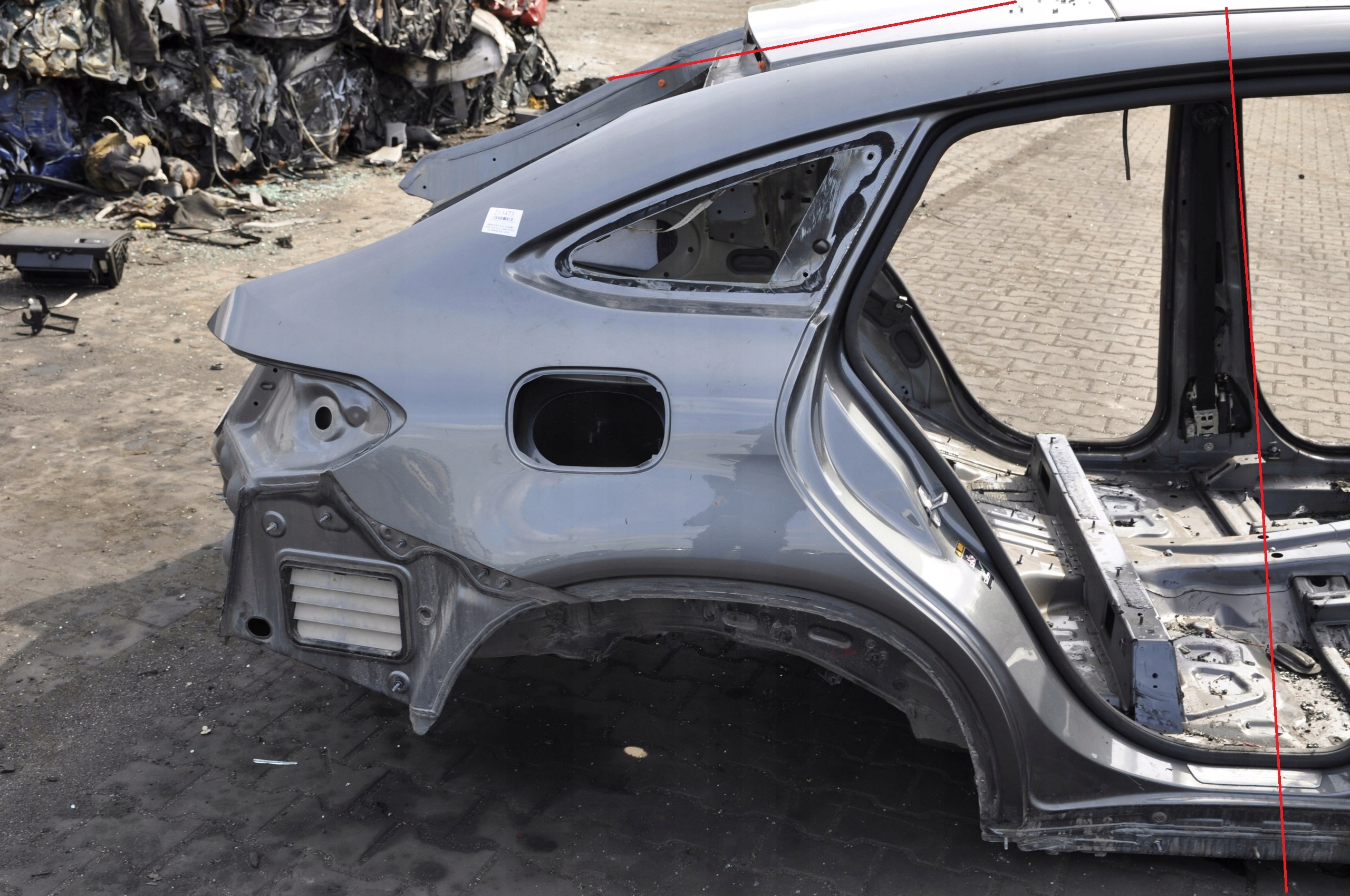 MERCEDES GLE COUPE W292 ĆWIARTKA BŁOTNIK PRAWY TYŁ