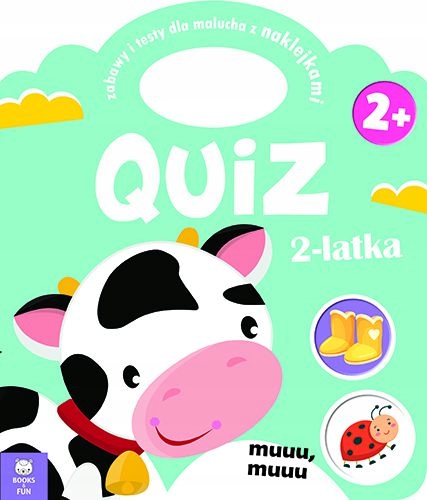 

Quiz 2-latka. Krówka Books And Fun